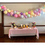 100-Pack Pastel 12" Balloons Assorted Color Party Decor