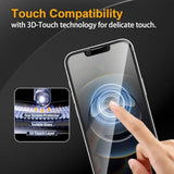 3 Pack Privacy Screen Protector For Iphone 16E 2025(6.1 Inch), Anti Spy Tempered Glass 9H Hardness, Black Protector Anti Spy, Bubble Free, Anti-Scratch