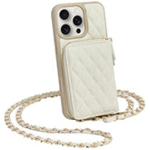 Compatible With Iphone 16 Pro Max Case Wallet With Card Holder, Rfid Blocking Wrist Strap Crossbody Phone Cover For Women For Iphone 16 Pro Max 6.9" Beige