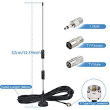 FM Radio Antenna Magnetic Base for Pioneer Onkyo Yamaha Marantz Sherwood Indoor Digital HD FM Radio Bluetooth Home Stereo Receiver AV Audio Video