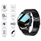 3 Pack Compatible with FILIEKEU I9Y Smart Watch 1.3 inch Screen Protector Tempered Glass for I9 1.3'' Smartwatch Screen Protectors Foils Glass 9H