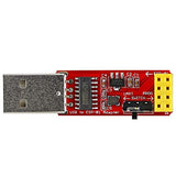 1Pc Esp8266 Esp-01S 4Mb Serial Wifi Wireless Transceiver Module + 1Pc Ch340G Programmer Usb To Esp-01 Wireless Adapter Module 4.5-5.5V