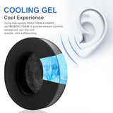 Fidelio X2 Cooling Gel Ear Pads Replacement Ear Cushions Compatible With Philips Audio Fidelio X2Hr, X2, X1 Headphones High-Density Memory Foam Earpads Earmuffs Ear Cups Cover Repair Parts - Black