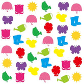 108 Pcs Spring Paper Flower Cutouts Spring Bulletin Board Decorations Flowers Butterflies Bees Birds Cut Outs For Kids Classroom Wall Door Decoration
