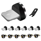 Magnetic Charging Tips For Iproducts 12Pcs, 1 Pin Magnetic Charger Tips, Come With A Removal Tool