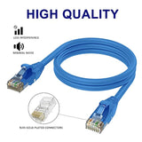 Cat 6 Ethernet Cable 40 Ft-Blue, High Speed Internet Cable (6 Colors For Selec