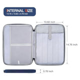 Laptop Carrying Sleeve Compatible With Apple Macbook Air 15 Inch M4 M3 M2 Chip A3241 A3114 A2941 2025-2023,15" Microsoft Surface Laptop 6/5/4/3 Protective Case, Computer Waterproof Traveling Bag- Blue
