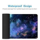 Magic Forest Desk Pad Mouse Pad 31.5 X 11.8 Inch Fantasy Landscape Fireflies Light Mousepad Xl Large Gaming Mouse Pad Laptop Keyboard Mat Desk Pad Office Computer Keyboard Laptop Home
