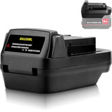 Adapter For Bauer 20V Li-Ion Battery Convert To For Milwaukee M18 Battery, Use For Milwaukee M18 18V Battery Cordless Power Tools (Adapter Only)