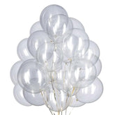 5 Inch Clear Balloons Transparent Balloons Clear Mini Latex Party Balloons Party Decorations Supplies, Pack Of 100