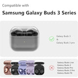 Compatible With Samsung Galaxy Buds 3 Pro And Galaxy Buds 3 (2024), Soft Silicone Case With Gold Heart Pattern With Cute Butterfly Keychain For Girls Women (Black)