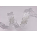 1 Inch Glitter Ribbons,Sparkly Gold/Silver Metallic Color Ribbons For