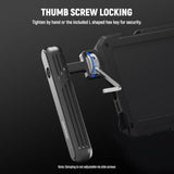 Neewer 2Pack Rotatable Side Handle/Top Handle For Smartphone Video Rig Filming Equipment, Aluminum Grips With 1/4" Screws Compatible With Smallrig Phone Cage Stabilizer For Video Recording, Pa026