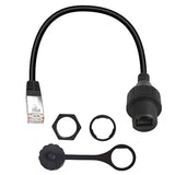 Rj50 10P10C Panel Mount Waterproof Connector Cat5E Rj50 Male To Female Outdoor