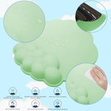 Cloud Mouse Pad Wrist Support Keyboard Wrist Rest Set Ergonomic Wrist Support For Typing Pain Relief Portable For Computer Office Gaming (Green-L)