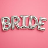 , Giant Bride Balloons Silver - 40 Inch | Bachelorette Party Decorations | Silver Bride Balloons Bachelorette For Bridal Shower Decorations | Bridal Shower Balloons