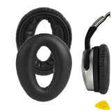 Geekria QuickFit Replacement Ear Pads Compatible with Lightspeed Zulu, Zulu2, Zulu3, ZuluPFX Aviation, Sierra Headphones, Ear Cushions, Repair Parts (Black)