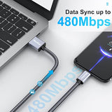 Micro Usb Cable 20Ft/6M,Long Android Charger Cable,Nylon Braided Durable Fast Phone Cord Charging For Samsung Galaxy S7 S6 Edge S5,Note,Lg G4,Htc,Ps4,Camera,Mp3