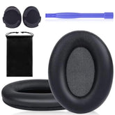 Wh1000Xm3 Earpads Compatible With Sony Wh-1000Xm3 (Wh1000Xm3) Over-Ear Headphones, Softer Protein Leather, Noise Isolation Memory Foam With Mounting Stick And Storage Bag