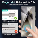 Ez Unlock Samsung Galaxy S24 Ultra Privacy Screen Protector 2 Pack