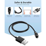 Smart Watch Charger For Toobur Idw16 2Ft/60Cm 2 Pin Usb Portable Magnetic Charging Cable Cord For Toobur Idw16 Smart Watch