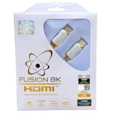 White Hdr Hdmi 2.1 Certified Cable Supports 8K @60Hz And 4K @120Hz Compatible
