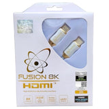 White Hdr Hdmi 2.1 Certified Cable Supports 8K @60Hz And 4K @120Hz Compatible