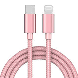 Apple Mfi Certified Usb C To Lightning Cable 4 Ft Charger/Sync For Iphone X/Xs/Xr/Xs Max / 8/8 Plus, (For Use With Type C Chargers) 4Ft (Rose)