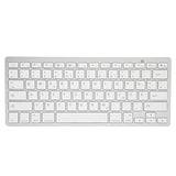 Bluetooth Keyboard - Qwertz German Layout, Slim, Silent, Stable Connection For Ios, Android,