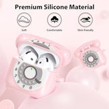 Compatible With Airpods 4 Case Cover 2024, Cute Funny Telephone Design For Airpods 4Th Generation Case With Cleaner Kit & Lanyard, Soft Silicone Shockproof Protective Case For Airpods 4 Gen