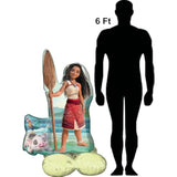 Moana's Birthday Party Supplies Airloonz and Foil Balloon Bouquet Decorations