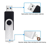 8Gb Usb Flash Drives 1 Pack Usb 2.0 Thumb Drives 8Gb Jump Drive Usb Memory Stick With Led Indicator (Black, 1 Pack)