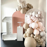 Double Stuffed Neutral Beige And White Sand Balloons Garland Blush Ivory Apricot Balloons Cream White Sand Balloons Arch Kit For Baby Shower Gender Reveal Birthday Boho Party Decorations