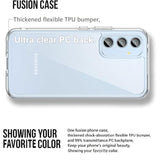 For Samsung Galaxy A54-5G Case: Military-Grade Shockproof Phone Cover With Tempered Glass Screen Protector, Anti-Scratch & Reinforced Bumpers - Crystal Clear