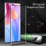 [2-Pack Screen Protector for Google Pixel 7 Pro Tempered Glass 3D curved, scratch-resistant, easy to install