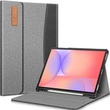 Fintie Case For Samsung Galaxy Tab S10 Fe/ S9 Fe 5G 10.9 Inch/Tab S9 11 Inch With Builtin S Pen Holder, Multiple Angle Portfolio Business Cover With Pocket Auto Sleep/Wake, Gray