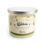 Gardenia Highly Scented Natural 3 Wick Candle, Essential Fragrance Oils, 100% Soy, Phthalate & Paraben Free, Clean Burning, 14.5 Oz.