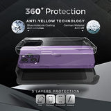 For Iphone 14 Pro Max Case With Belt Clip, Shockproof Protective Bumper & Slim Cover Holster Case With Clip, Not Yellowing Phone Case For Apple Iphone | Crystal Clear