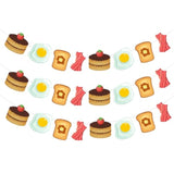 Brunch Themed Party Decorations, 3Pcs Breakfast Banner Kit, Let’S Brunch Birthday Baby Shower Bachelorette Bridal Shower Party Decorations Supplies