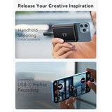 Magnetic Hard Drive Case For Samsung T7 & Touch Ssd With 10Gbps Type-C Cable Compatible With Iphone 17 Pro & Pro Max Magsafe External Solid State Drive Sleeve - Black