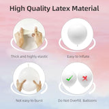 135Pcs White Balloon Garland Arch Kit, Latex Balloons in 18", 12", 10", 5" for Parties