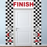 3 Pcs Race Car Birthday Party Decorations Checkered Flags Backdrop Racing Themed Photo Booth Props Let'S Go Racing Hanging Banner Background For Boys Fan Baby Shower One Happy Dude Party Supplies