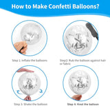 87Pcs Metallic Blue Silver Balloon Garland Arch Kit, 18 12 10 5 Inch B