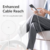 Trendy Wireless Charger for MagSafe Charger, Qi2 Certified 15W Fast Charging Pad, Strong Magnetic Charger with 1.5m Braided Cable, for iPhone