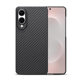 Ultra Thin And Lightweight Aramid Carbon Fiber Case For Samsung Galaxy S25 Edge Black