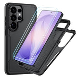 for Galaxy S26 Ultra Case with HD Screen Protector, Military Grade Heavy Duty Shockproof Phone Case, Full Body Drop Protection Cover,Black