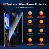 2 Pack Privacy Tempered Glass Screen Protector for Google Pixel 9 Pro XL, Anti Spy Private 9H Hardness Shatterproof Protective Film, Anti-Scratch