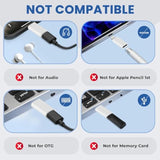 2 Pack Usb C To Lightning Adapter For Iphone 16/15/14/13/12/11/X/Se, 27W Fast Charging Converter Cord For Ipad, Airpods, Ipod – Usb C To Iphone Charger Adapter With Anti-Lost Holder