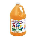 Paraben-Free Tempera Paint For Kids - 1 Gallon, Vibrant Orange Non-Toxic And Made In The Usa, Classroom Must Haves, Bulk Arts And Crafts Supplies