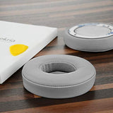 Geekria QuickFit Replacement Ear Pads Compatible with Beats Solo2 Wired (B0518) Headphones (Not fit Solo2 Wireless), Ear Cushions (Grey)